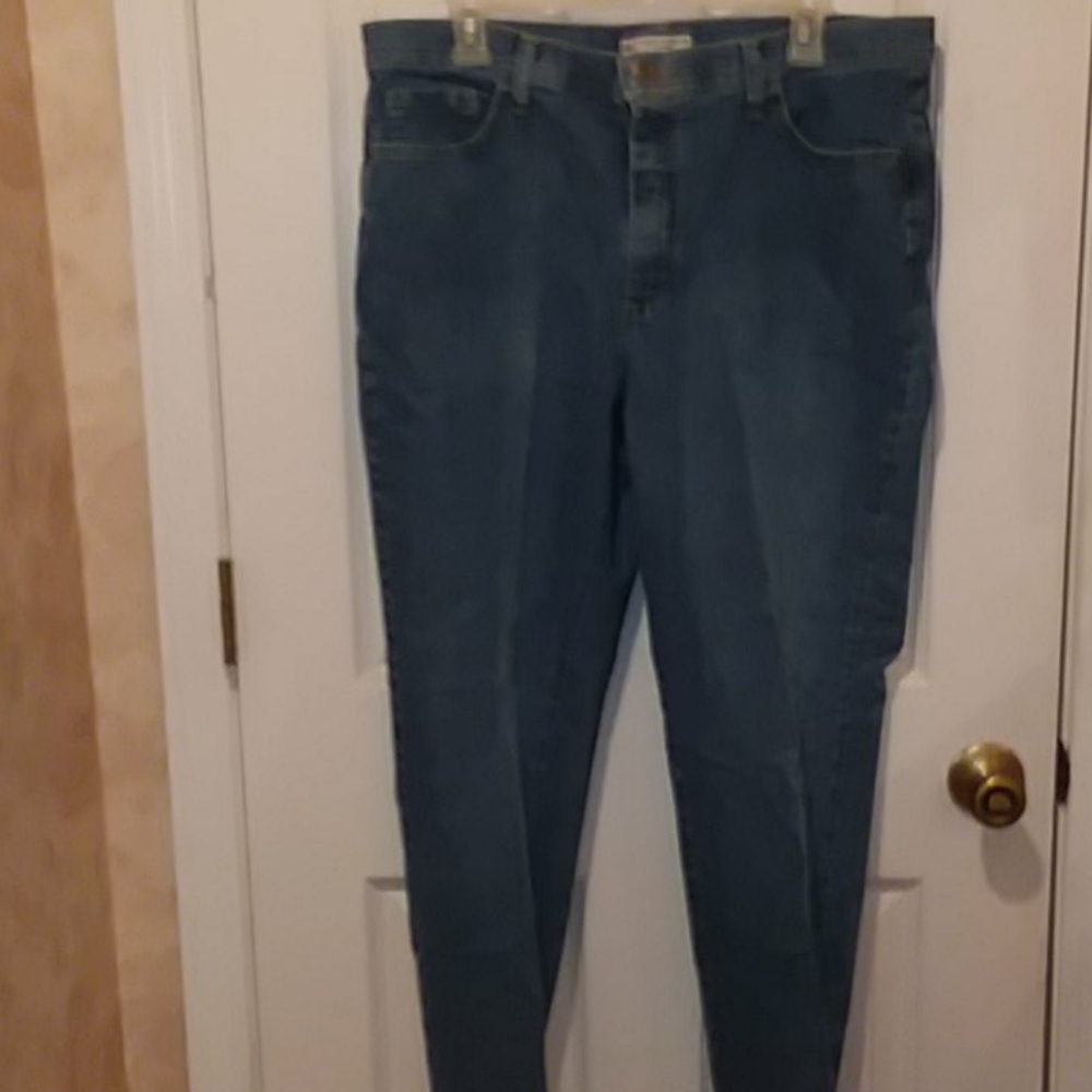 Lee Jeans, Straight Leg, Size 16 Short, Blue Denim